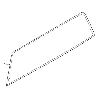 Ford OE - Back Glass - Glass (Stationary)