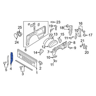 Ford OE - Front Left Truck Bed Panel Bracket