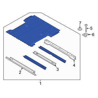 Ford OE - Rear Truck Bed Floor