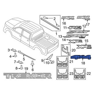 Ford OE - Rear Truck Bed Decal