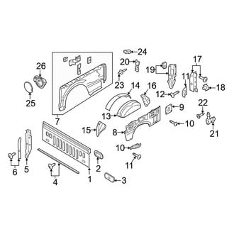 Ford OE - Pick Up Box - Box Assembly (6.5' Box)