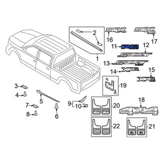 Ford OE - Rear Truck Bed Decal