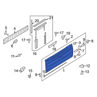 Ford OE - Rear Tailgate