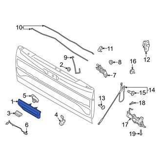 Ford OE - Rear Tailgate Handle