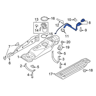 Ford OE - Fuel Tank Filler Neck