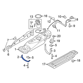 Ford OE - Front Fuel Tank Strap