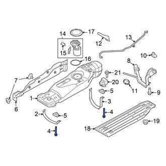 Ford OE - Fuel Tank Strap Bolt