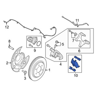 Ford OE - Rear Disc Brake Pad Set
