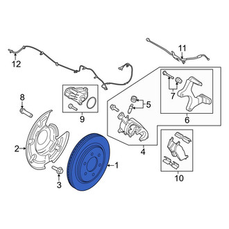 Ford OE - Rear Disc Brake Rotor