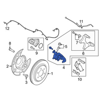 Ford OE - Rear Left Disc Brake Caliper