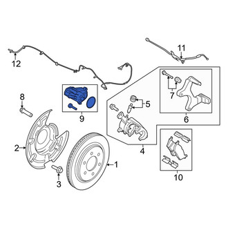 Ford OE - Rear Parking Brake Actuator