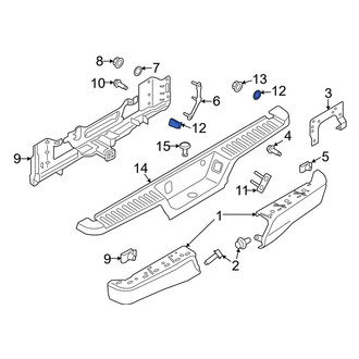 Ford OE - Bumper Face Bar Reinforcement Beam Nut