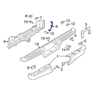 Ford OE - Rear Bumper Face Bar Mount