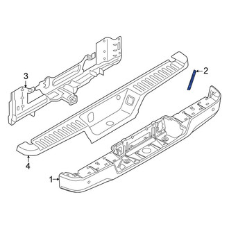 Ford OE - Rear Bumper Face Bar Bracket