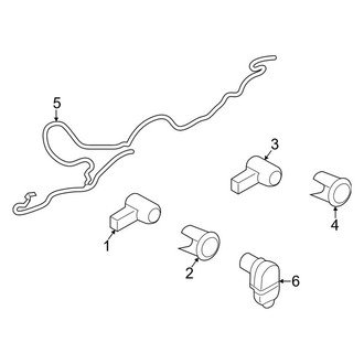 Ford OE - Rear Bumper - Electrical Components (King Ranch / Lariat / Limited / Platinum / Police Responder / SSV / Tremor / XL / XLT)