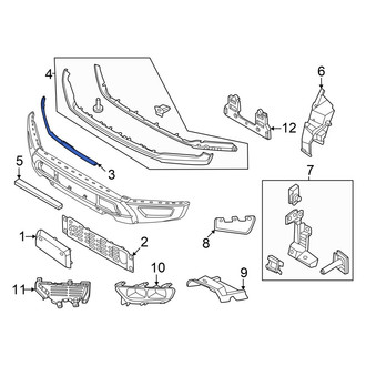 Ford OE - Front Right Lower Bumper Trim