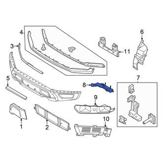 Ford OE - Front Left Tow Hook Cover