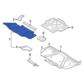 Ford OE - Front Radiator Support Splash Shield