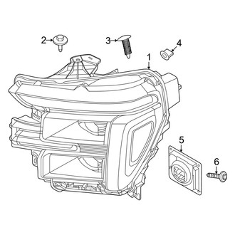Ford OE - Front Lamps - Headlamp Components (Raptor)
