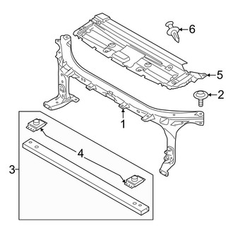 Ford OE - Radiator Support (Raptor)