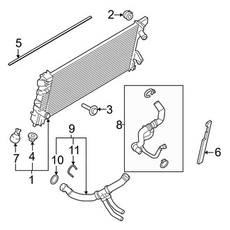 Ford OE - Cooling - Radiator & Components (Raptor 3.5L)