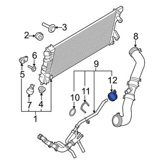 Ford OE - Engine Coolant Reservoir Hose Clamp