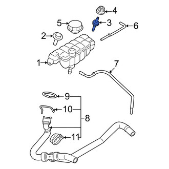 Ford OE - Engine Coolant Reservoir Stud