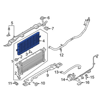 Ford OE - Front Right Radiator Support Air Deflector