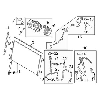 Ford OE - Air Conditioner & Heater - Condenser, Compressor & Lines (Raptor)