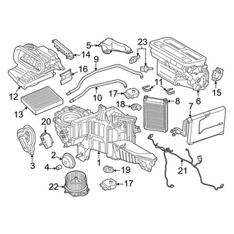 Ford OE - Air Conditioner & Heater - Evaporator & Heater Components (Raptor)