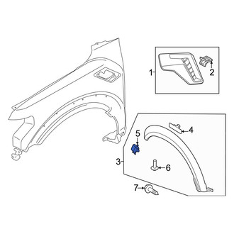 Ford OE - Front Right Reflector Panel