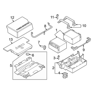 Ford OE - Electrical - Battery (Rear), (Raptor)