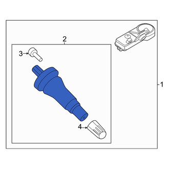 Ford OE - Tire Pressure Monitoring System (TPMS) Valve Stem