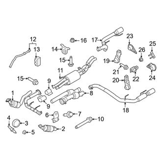 Ford OE - Exhaust System - Exhaust Components (5.2L)