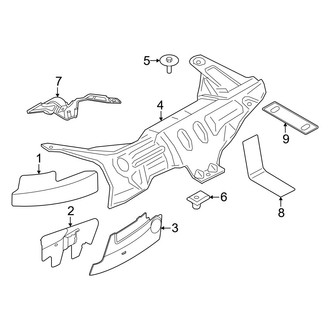 Ford OE - Exhaust System - Heat Shields (5.2L)