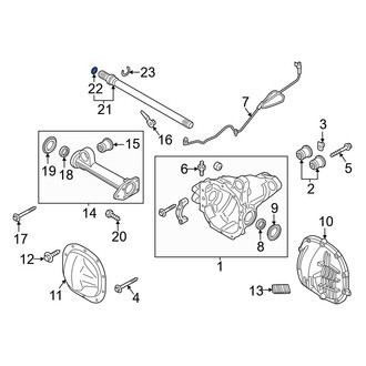 Ford OE - Rear Outer Drive Axle Shaft Seal