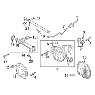 Ford OE - Front Suspension - Axle Housing
