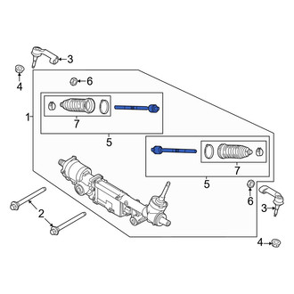 Ford OE - Front Inner Steering Tie Rod End