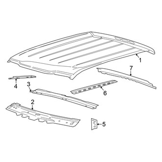 Ford OE - Cab - Roof & Components (W/O Sunroof), (Raptor)