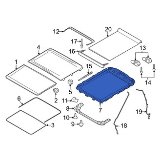 Ford OE - Sunroof Frame