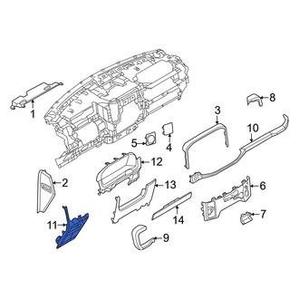 Ford OE - Left Instrument Panel Bezel