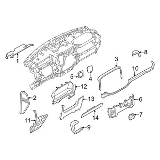 Ford OE - Instrument Panel Components (Lower Components), (Raptor)