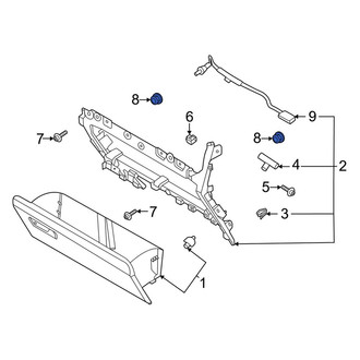 Ford OE - Instrument Panel Nut
