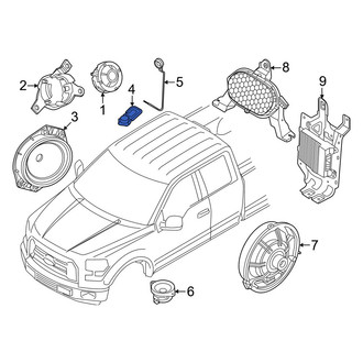 Ford OE - Upper Speaker