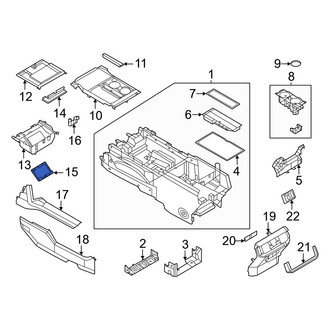 Ford OE - Front Console Mat