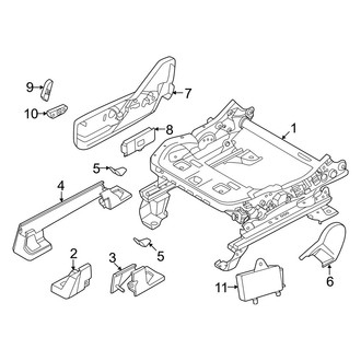 Ford OE - Seats & Tracks - Tracks & Components (Passenger Seat Components), (Raptor)