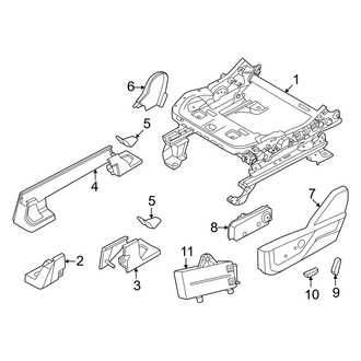 Ford OE - Seats & Tracks - Tracks & Components (Driver Seat, Components), (Raptor)