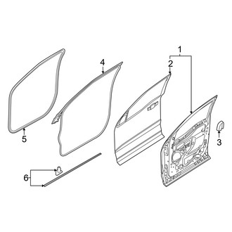 Ford OE - Front Door - Door & Components (Raptor)