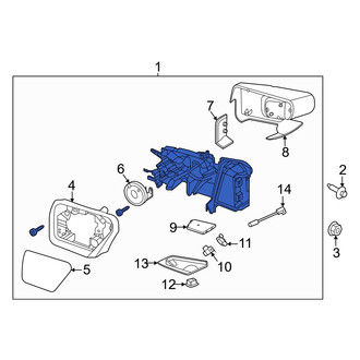 Ford OE - Front Right Door Mirror