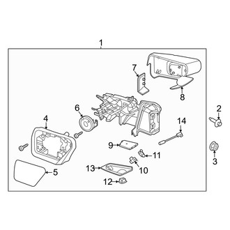 Ford OE - Front Door - Outside Mirrors (Raptor)
